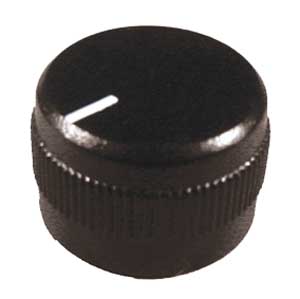 Manopola In Plastica 15x15 Nero Opaco MA/1260