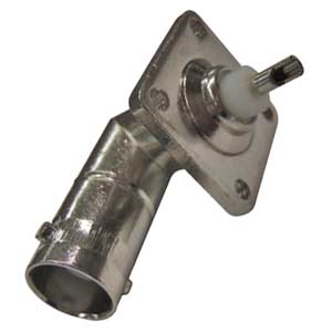 Presa BNC Da Pannello 90° A Saldare Con Flangia GE35014T-I