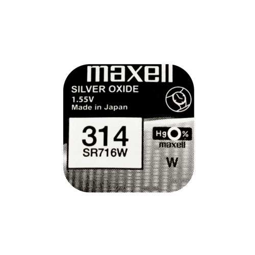 Batteria ossido argento MAXELL 1pc. Blister SR716W