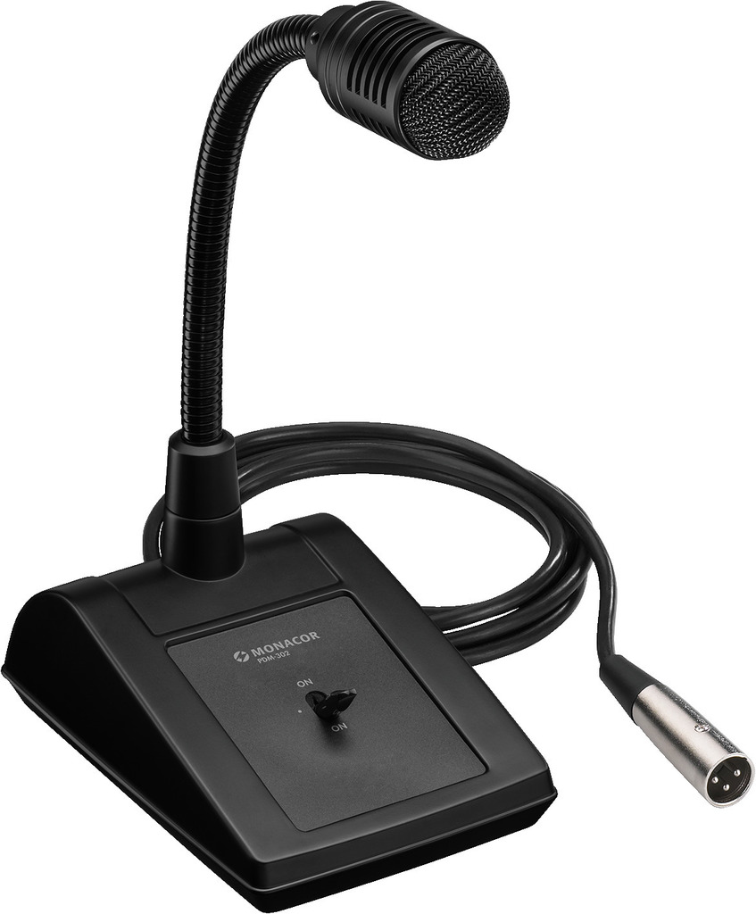 PDM-302 - Microfono da Scrivania Dinamico