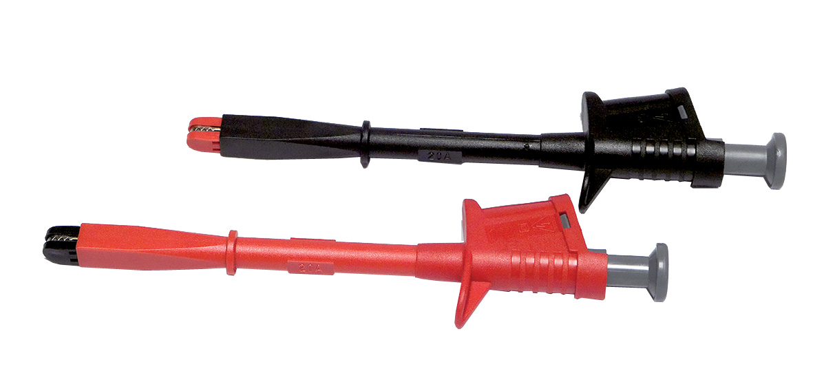 Puntali grip sicurezza (R/N) coccodrillo AMRA Chauvin Arnoux P01102053Z