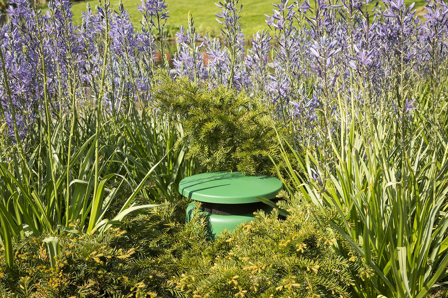 Diffusore sonoro da giardino IPX5 30W 100V, colore verde, mod. GS530