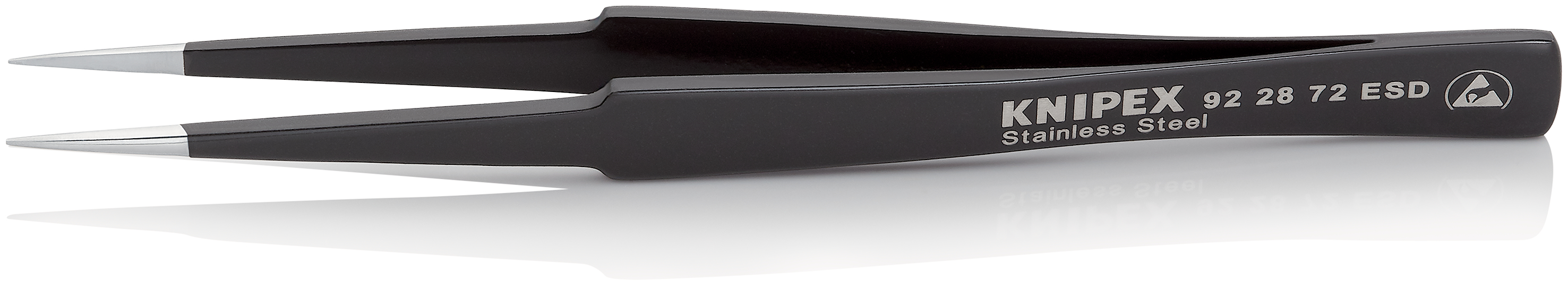 Pinzetta universale ESD acciaio inox 92 28 72 ESD, isolamento a 1000V