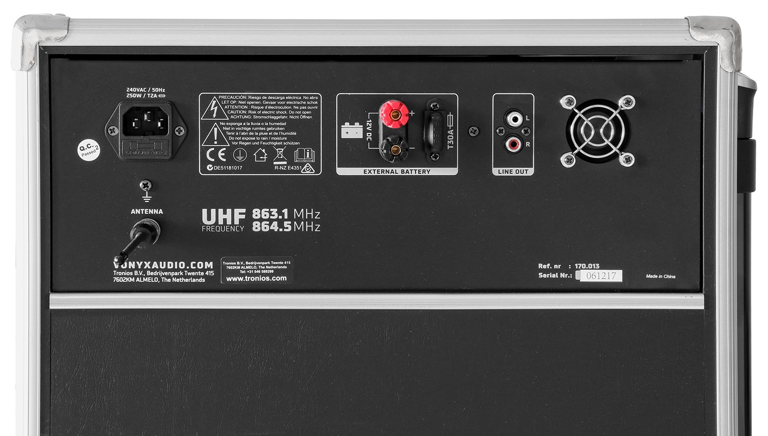 Sistema portatile 2 radiomicrofoni UHF lettore CD/ USB/ BT mod. ST180