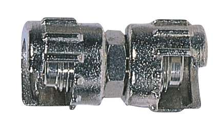 ASTURO 4100013 Raccordo doppio c/dado fresato per giunzione 1/4"
