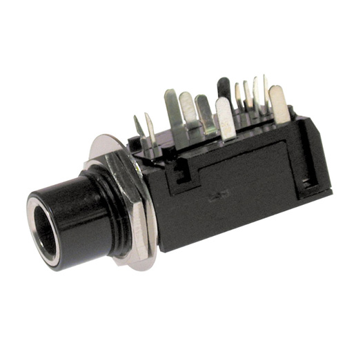 PRESA 6,4MM STEREO ABS DA C.S. 2 INTERR.