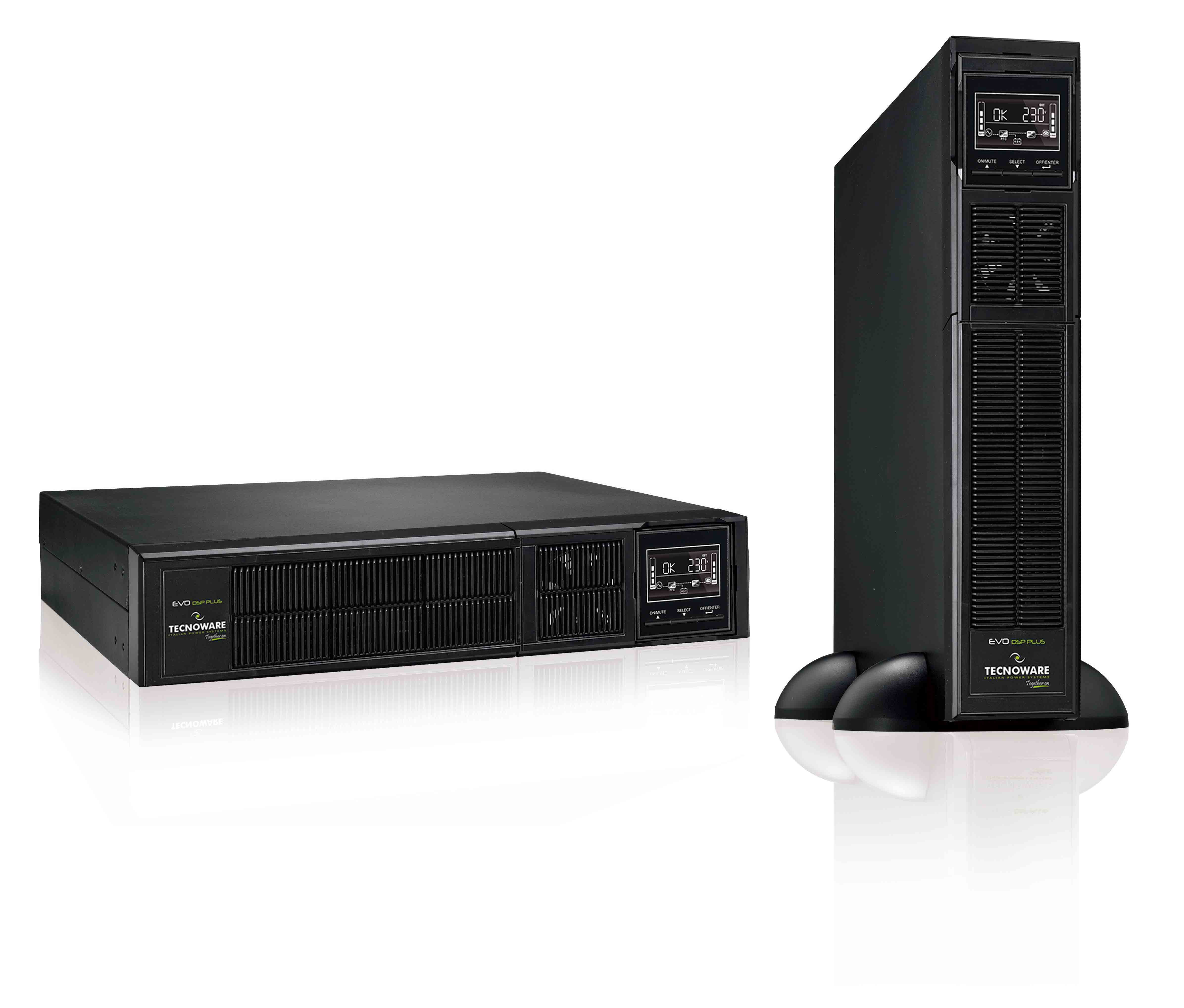 UPS EVO DSP PLUS 2400 Rack/Tower IEC Togheter ON