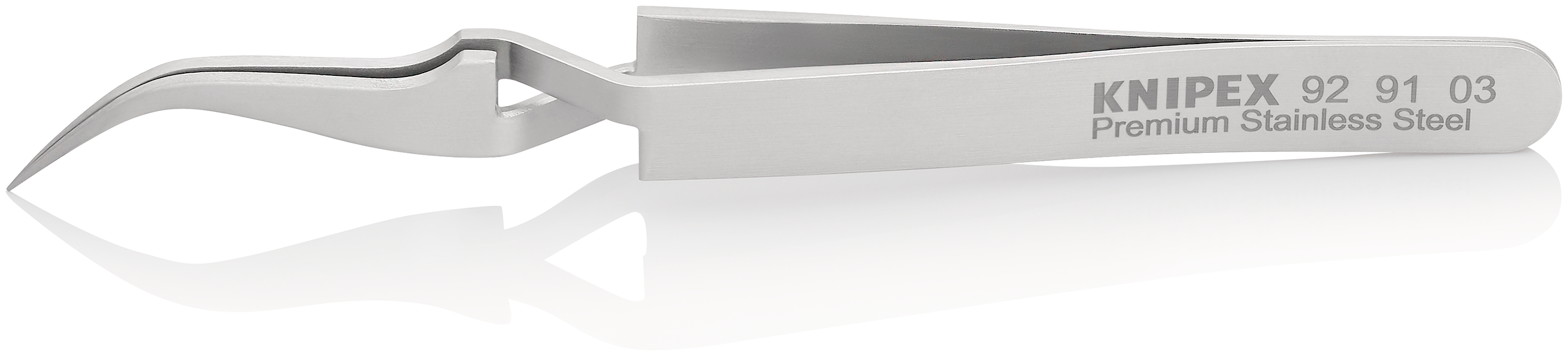 Pinzetta punte incroc di preci acc inox 92 91 03, isolamento a 1000V