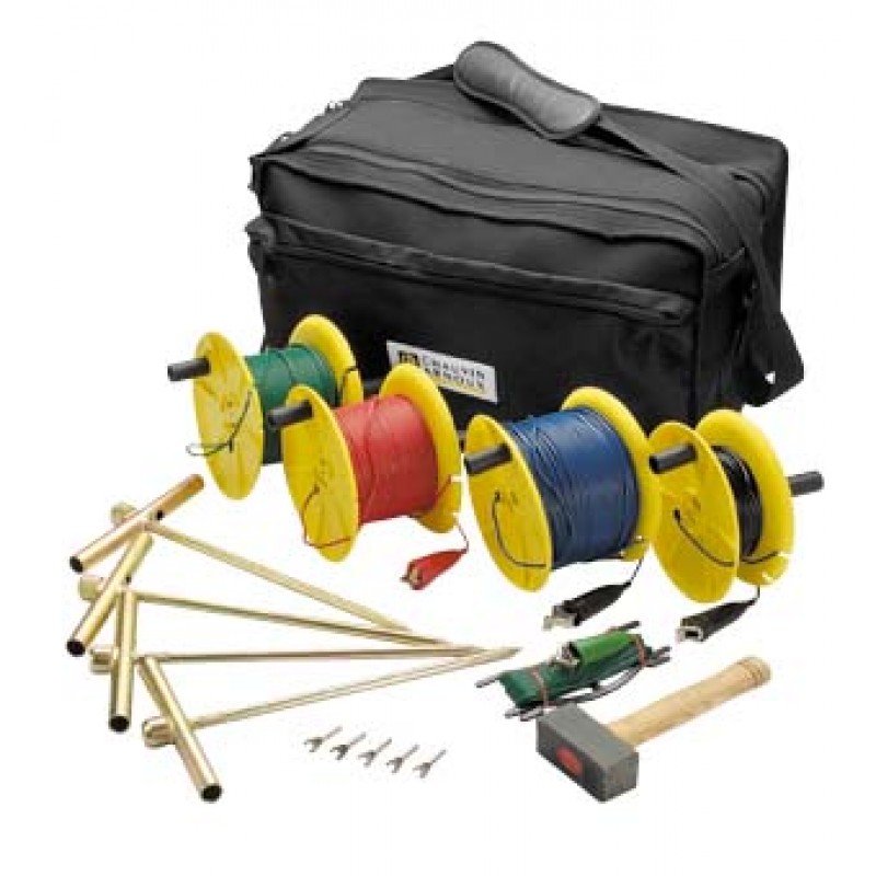 KIT Terra 4P 50mt con borsa 2x50m  2x30m 1x10m 4 p AMRA Chauvin Arnoux P01102040