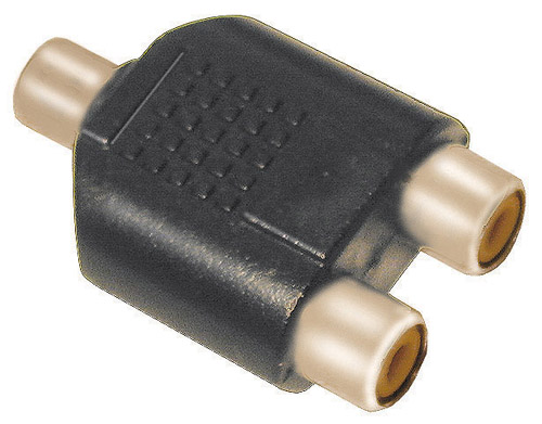 Adattatore presa rca/2 prese rca (1pz) blister