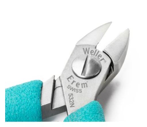 Tronchese con testa a taglio laterale – testa ovale, Serie 500 532N Weller