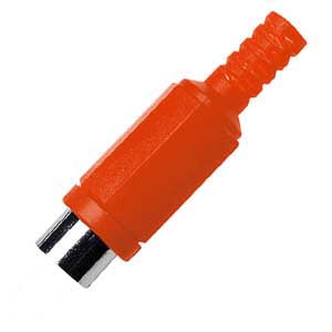 Presa Volante Coassiale Con Guidacavo Rossa RCA/399R-I