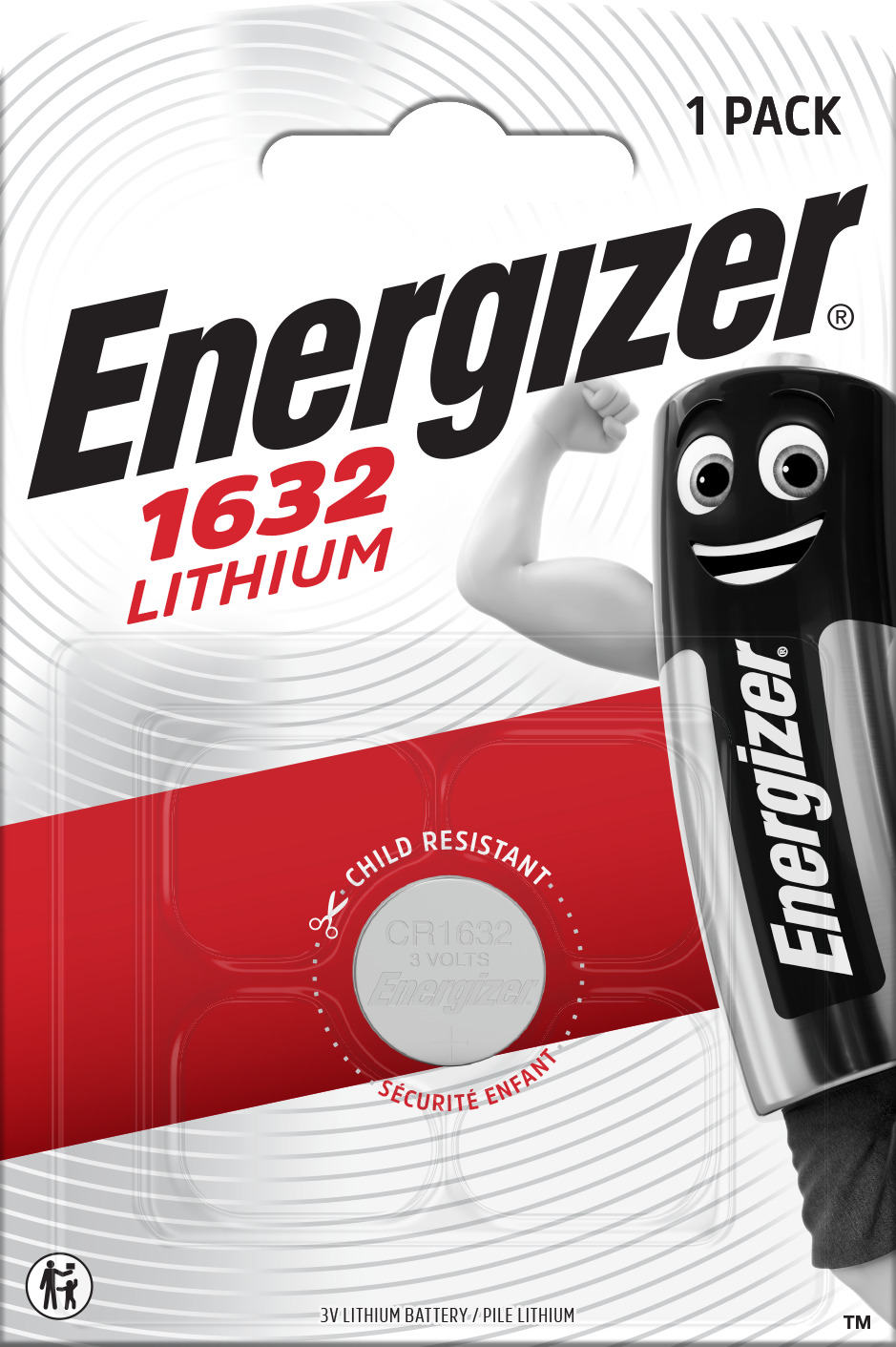 ENERGIZER Lithium CR1632 blister da 1