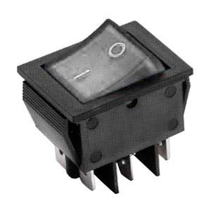 Interruttore A Bilanciere 16A-250V Bipolare Trasparente INT/2285H-C