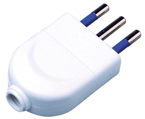 Spina rete volante bianca 2p+t 10a MKC