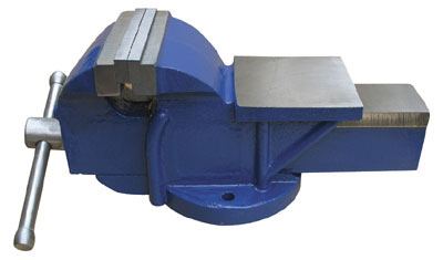Morsa da banco larga 150mm per meccanici, apertura ganasce 125mm