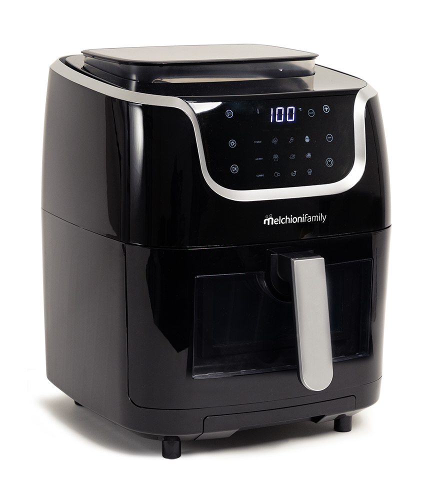 Friggitrice ad aria GIOIA 6,5L con funzione vapore nera