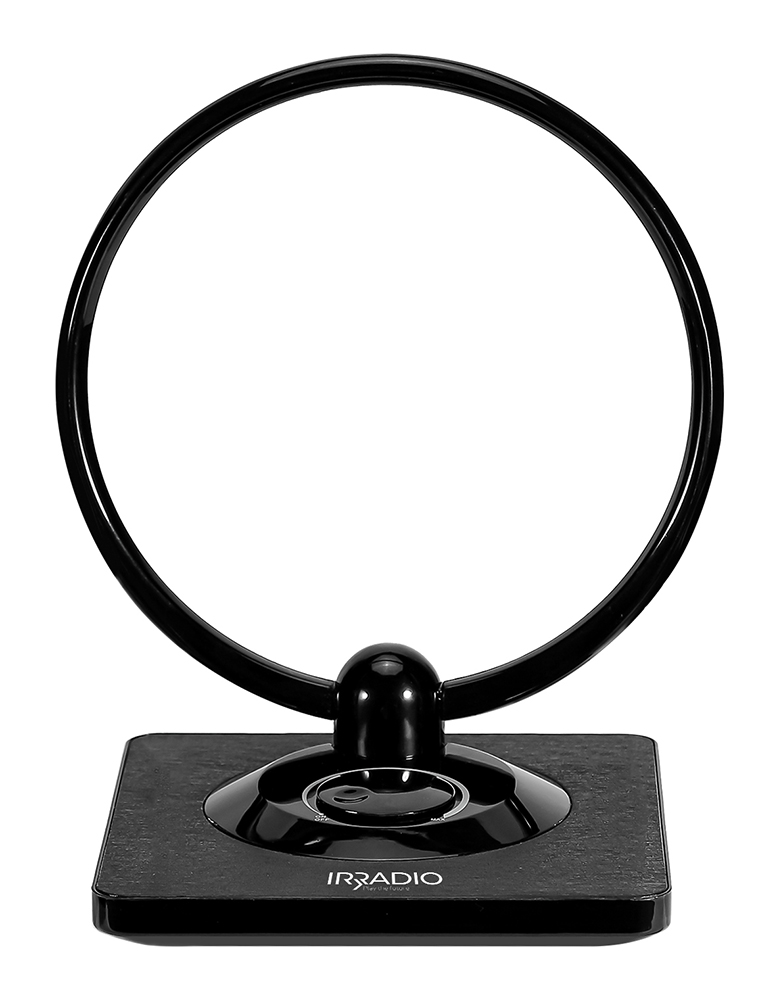 IR-Digital 1 USB Antenna DVB-T2 da interno amplificata, colore nero
