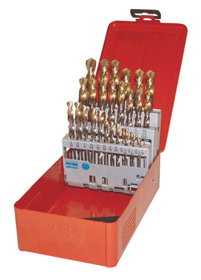 Set 204, punte HSS Jobber, rivestite TiN, Dormer A095