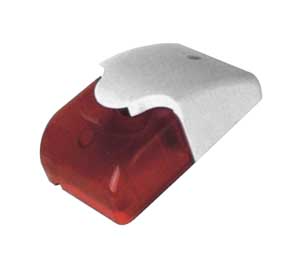 Sirena Piezo 111Db 12V Lampada Rosso 123x73x43 SI/103-I
