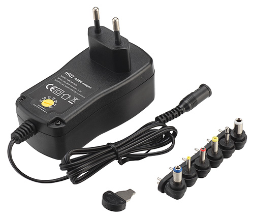 Alimentatore MKC3R15GS 3-12DC UNIV. 1500MAH N.6 PLUG