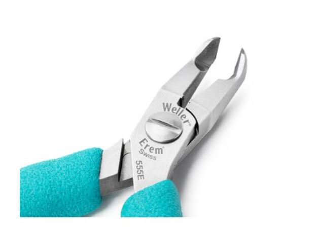 Tronchese con taglio in punta – testa stretta angolata, Serie 500 555E Weller