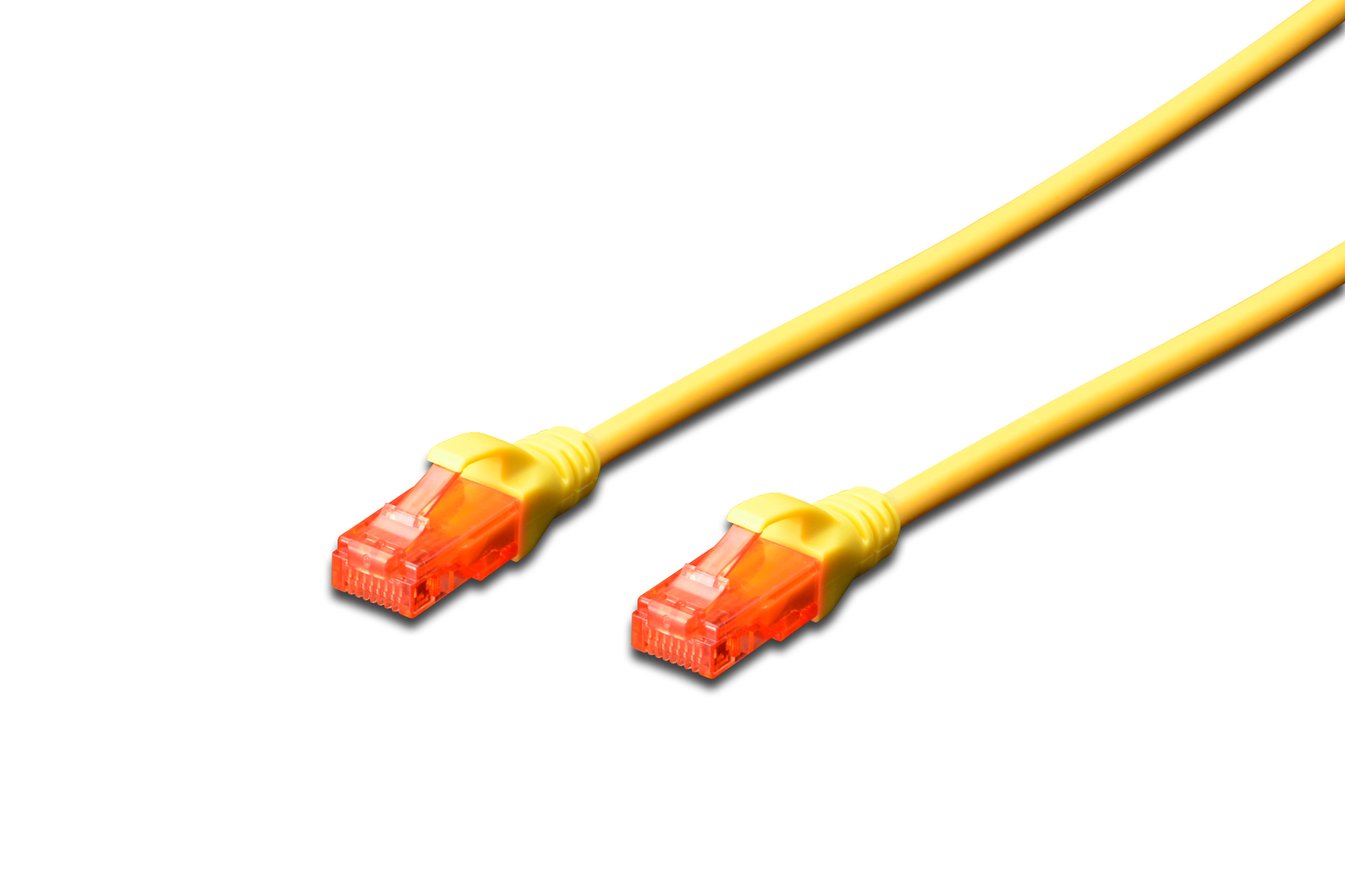 Digitus DK1617020Y - Cavo Patch U-UTP CAT6, CU, 26AWG, guaina LSZH, colore giallo, lunghezza 2mt.