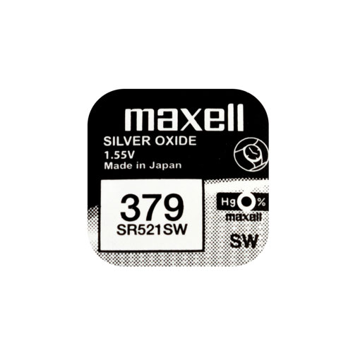 Batteria ossido argento MAXELL 1pc. Blister SR521SW