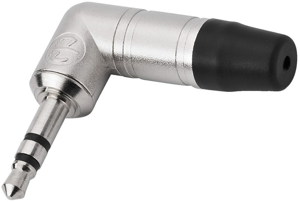 NTP-3RC - Spina stereo a 3,5 mm con angolo retto