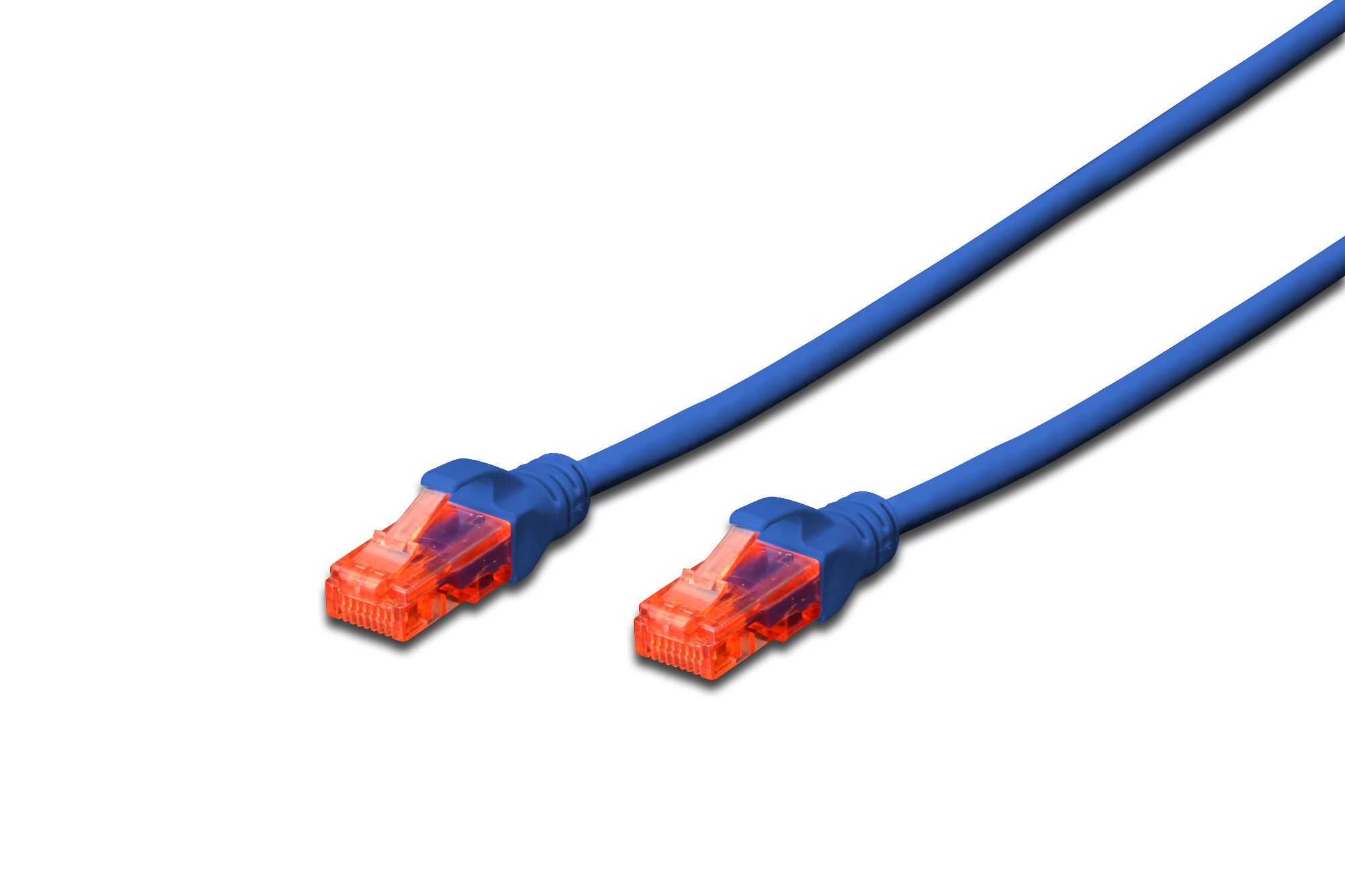 Digitus DK1617010B - Cavo Patch U-UTP CAT6, CU, 26AWG, guaina LSZH, colore blu, lunghezza 1mt.