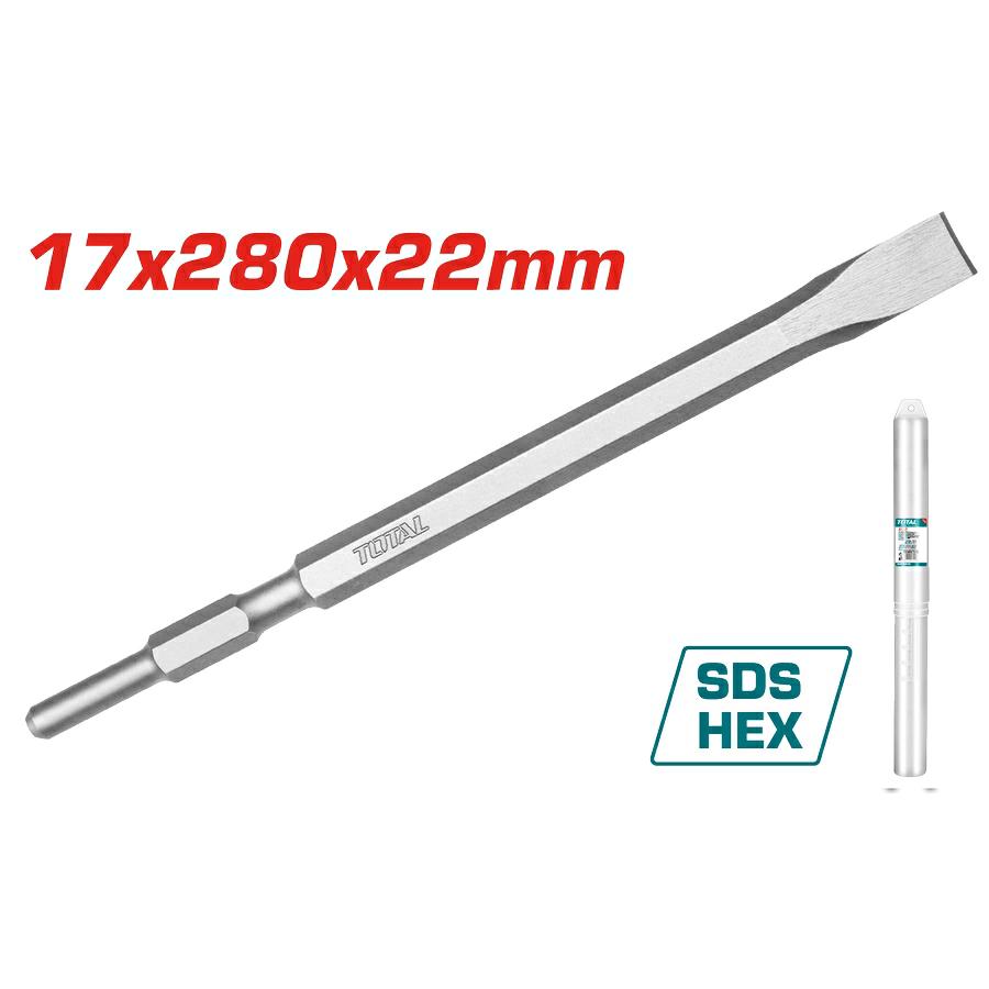 Scalpello Esagonale Piatto - 17*280*22mm TAC153172
