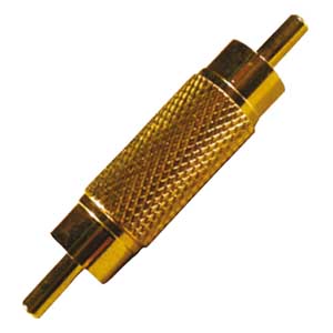 Adattatore RCA Dorato Spina/Spina AD/370-I