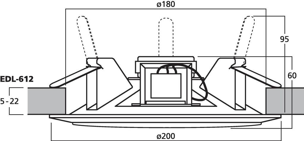EDL-612 - Altoparlante PA