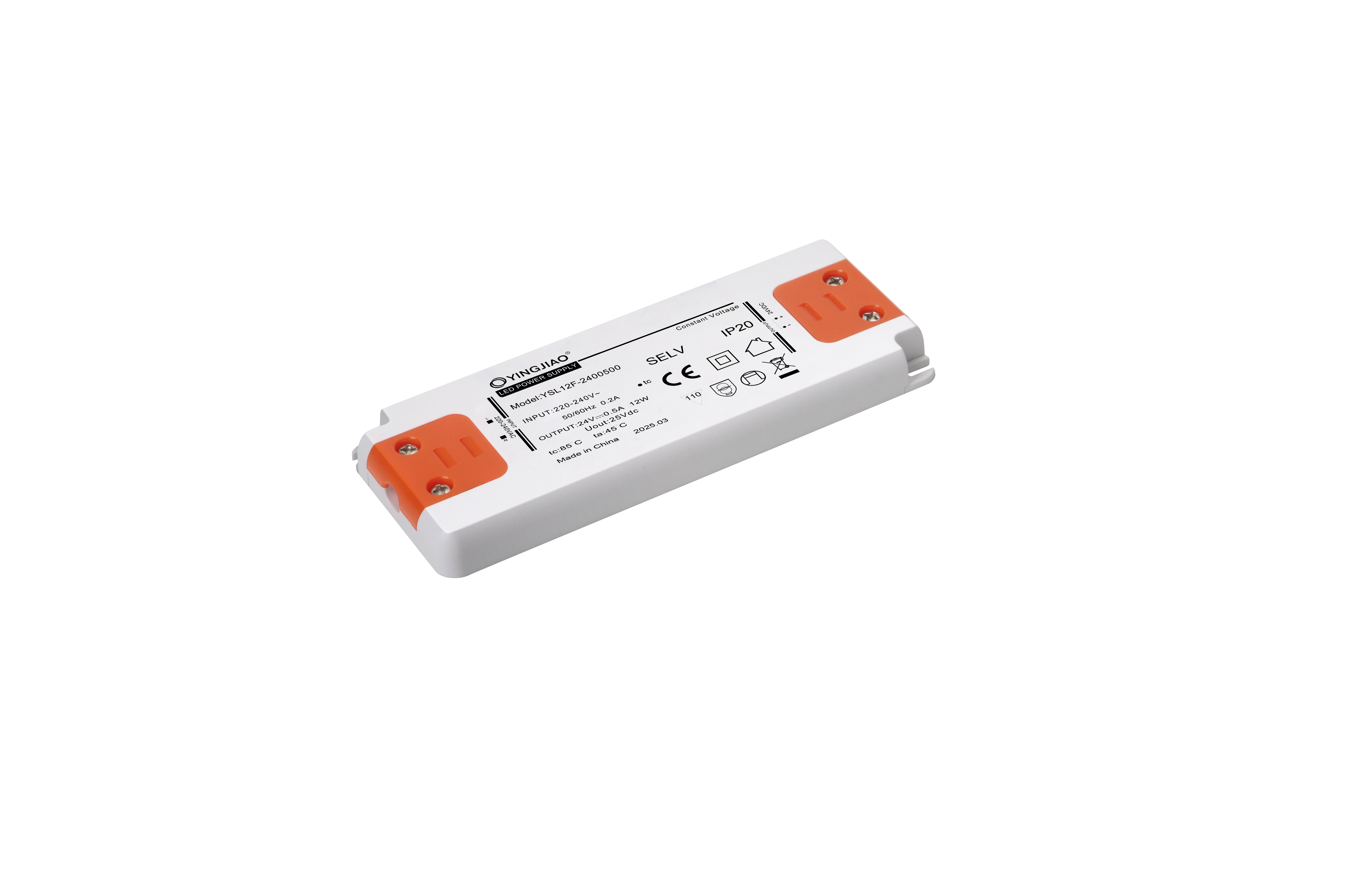 Driver LED Ultraslim Tensione costante 24V - 12W IP20