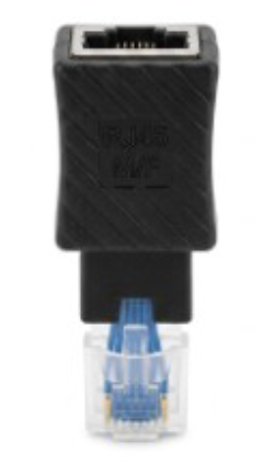Set Adattatori RJ45 ad angolo 90° - 4 orientamenti
