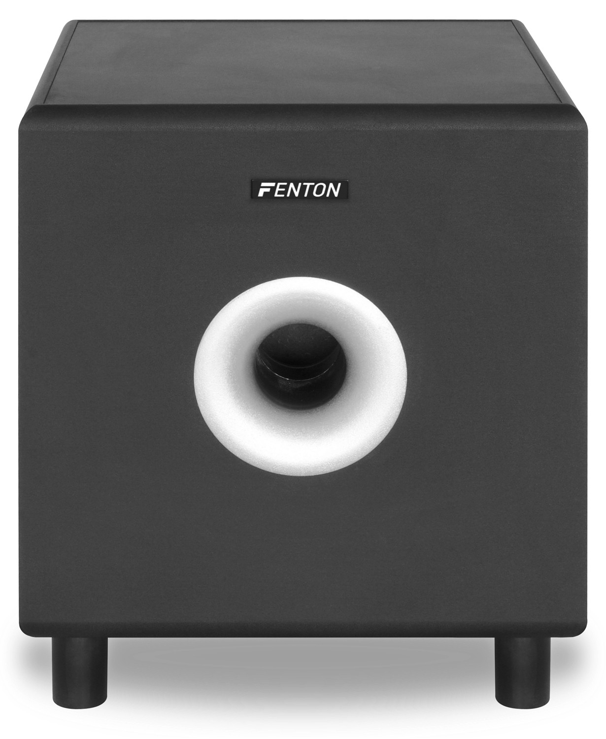 Diffusore subwoofer attivo da 200W, Woofer da 8", colore nero, Mod. SHFS08B