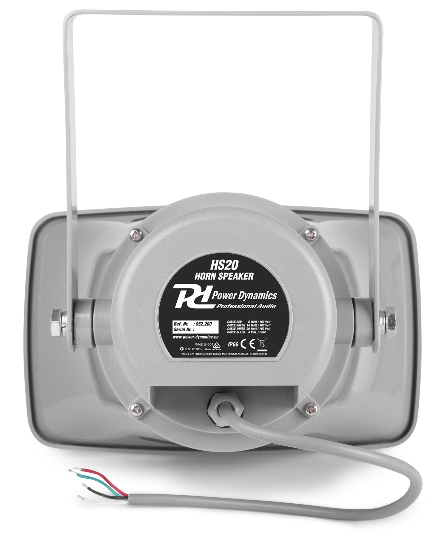 Diffusore sonoro a Tromba 20W 100V - IPX6 mod. HS20
