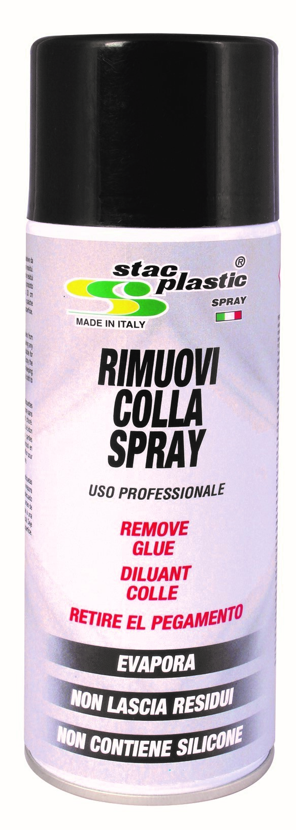 Rimuovi Colla Spray 400ml, Trasparente Incolore, A02018 Stac Plastic
