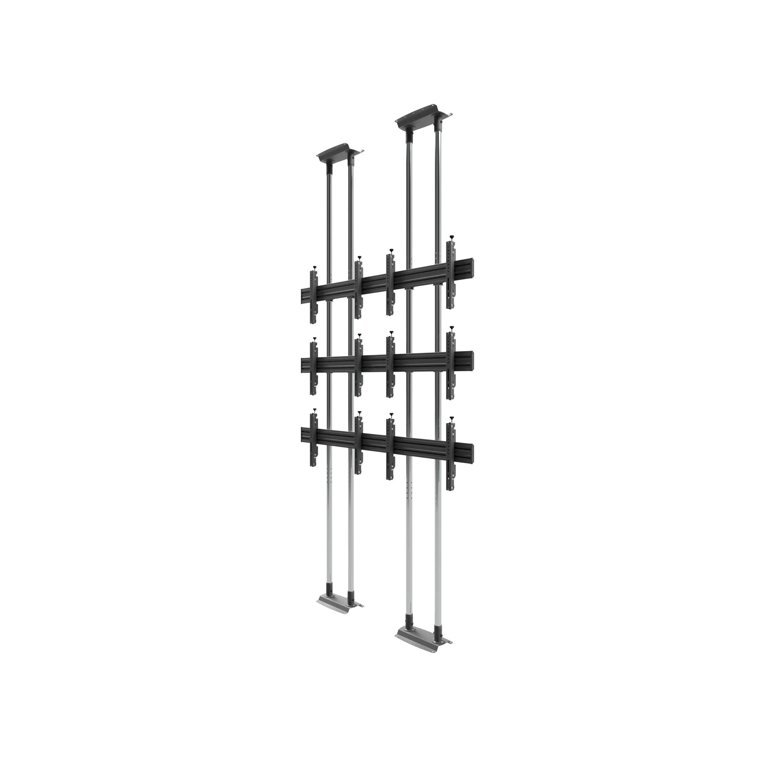 VWFCA2347-L - Montaggio a parete video con fissaggio da pavimento a soffitto, modulare 2x3, per schermi da 42-49", orizzontale