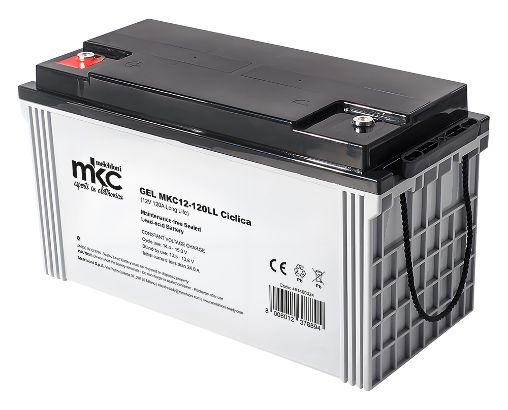 Accumulatore GEL MKC12-120LL 12V 120A Long Life 10 anni