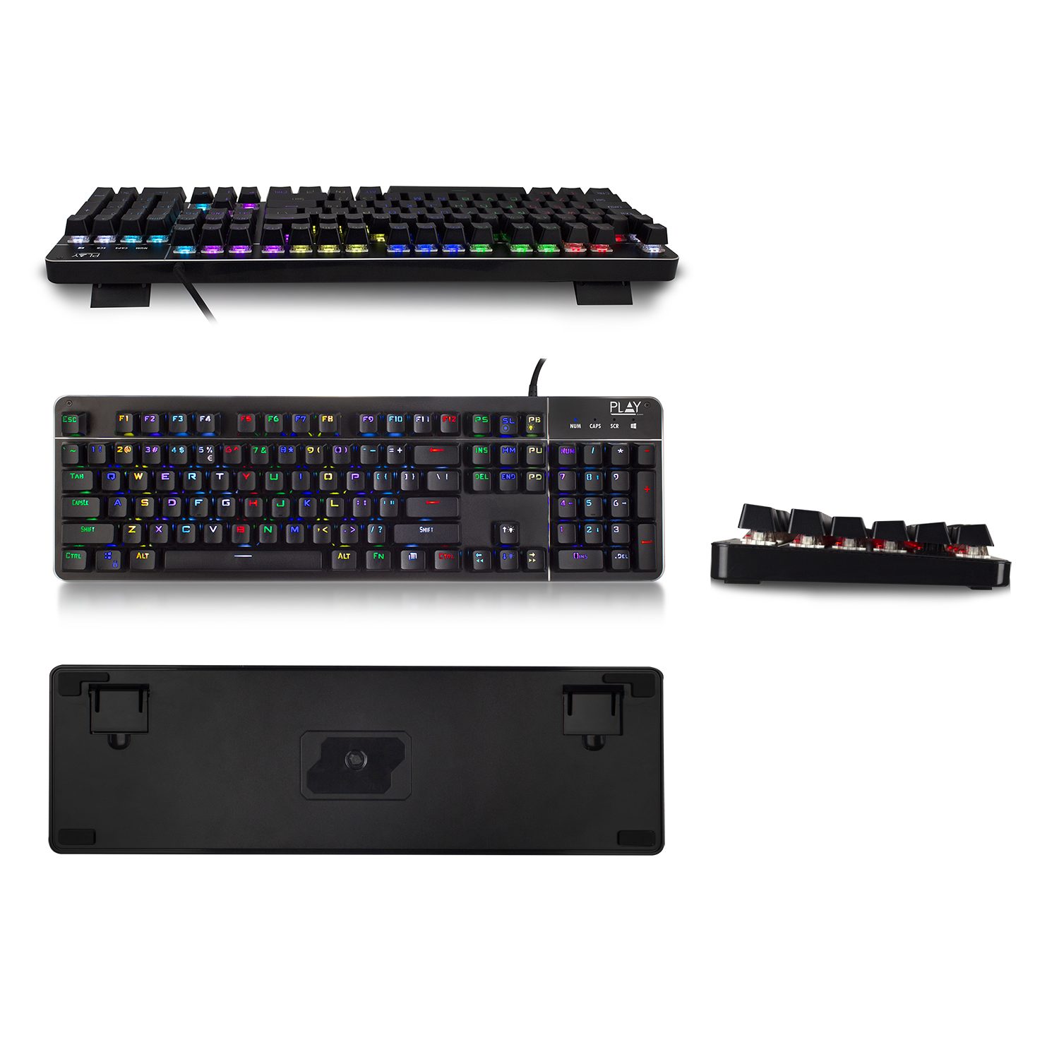 Tastiera Keyboard Gaming RGB USB - US Layout