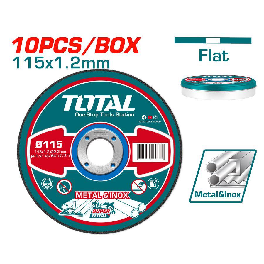 Set da 10 Dischi Abrasivi - 115*1.2*22.2mm TAC2211155