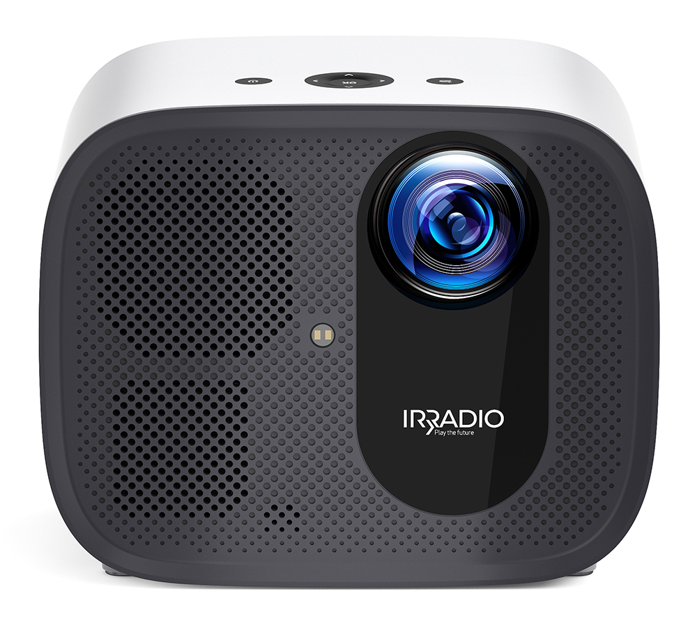 IRRADIO Videoproiettore LCD HD con Google ANDROID TV, da 5.000 Lumen e contrasto 20.000:1 , Mod. VDP-IR250HD