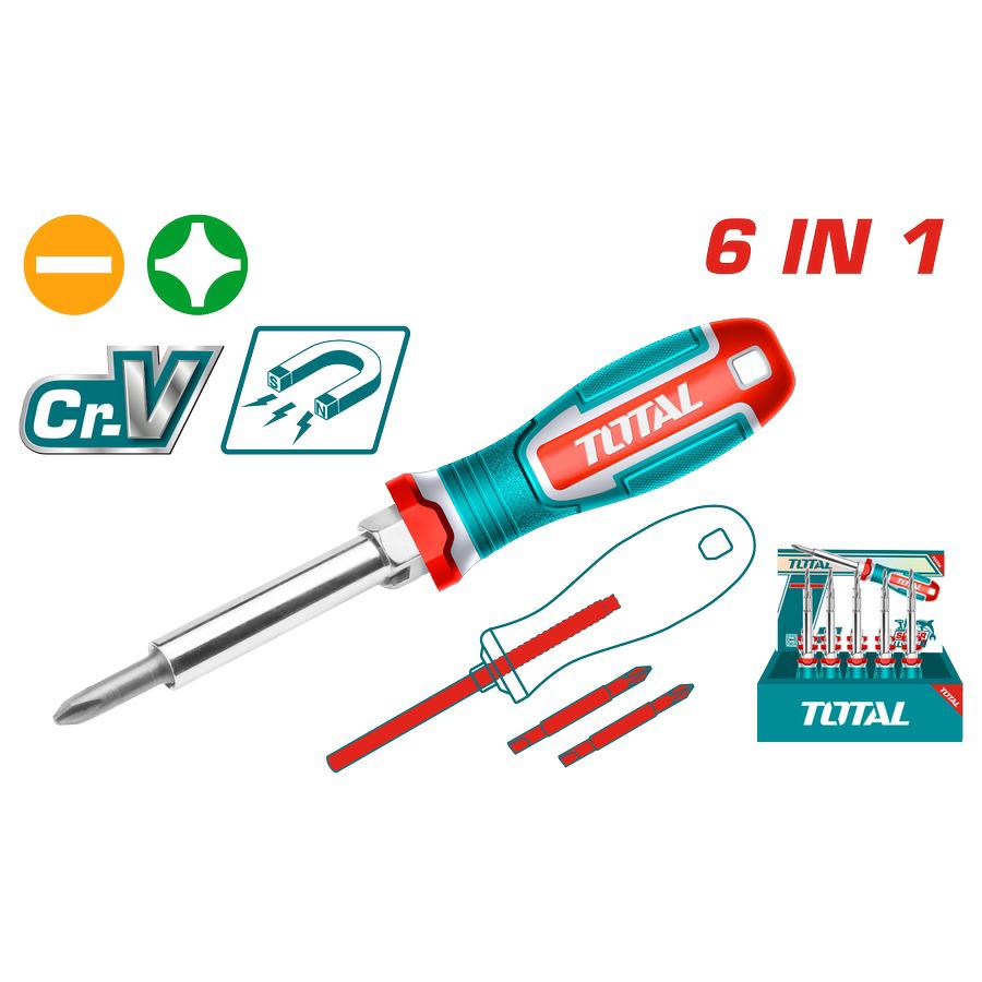 Set Cacciaviti intercambiabile 6 in 1 THT2506076
