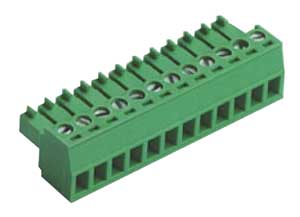 Morsetto 6P P3.81mm 8A A Carrello COMP/25006-C