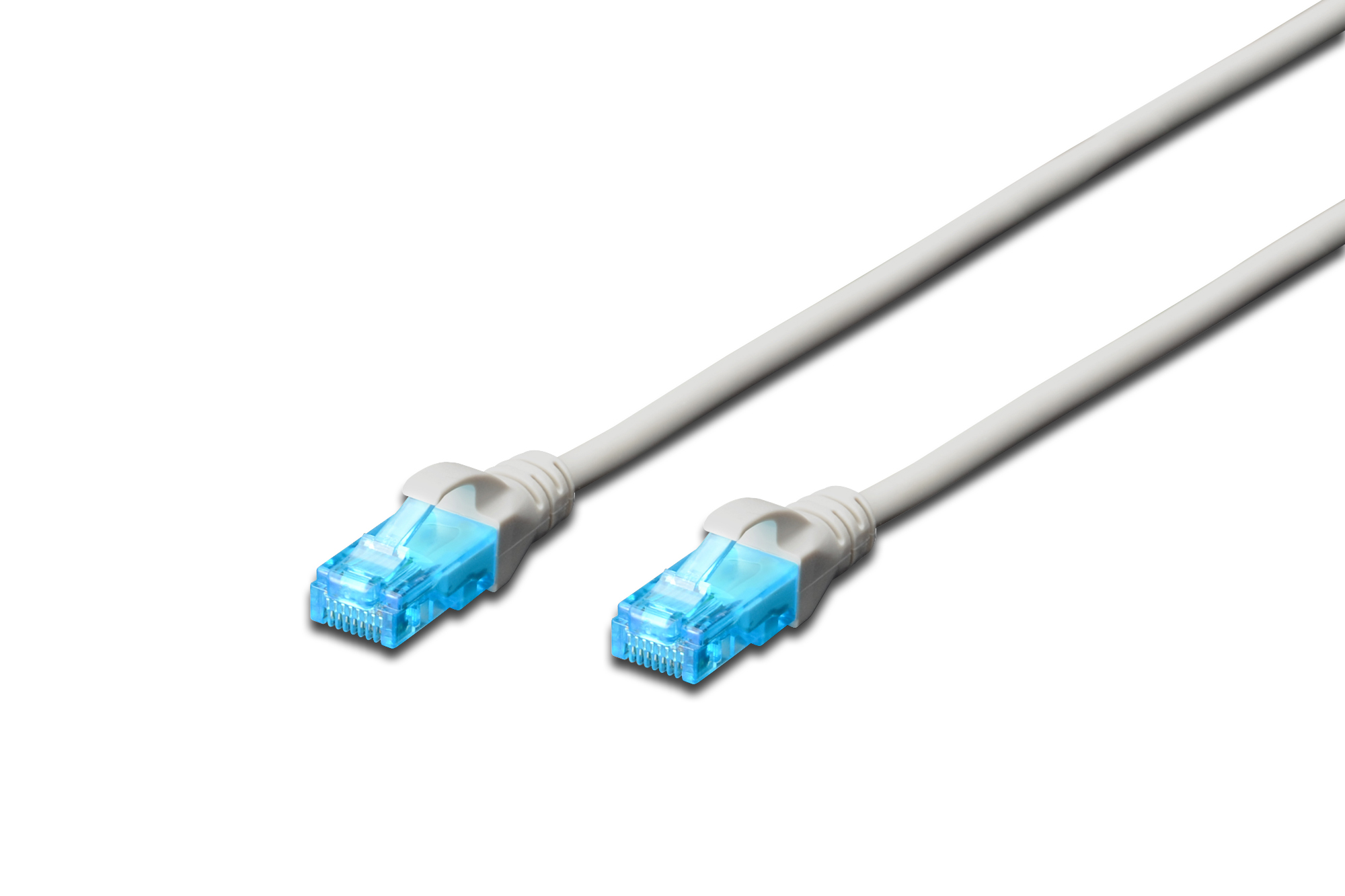 Digitus DK-1511-300 CAT 5e U-UTP patch cord, Cu, PVC AWG 26/7, lunghezza 30 m, colore grigio