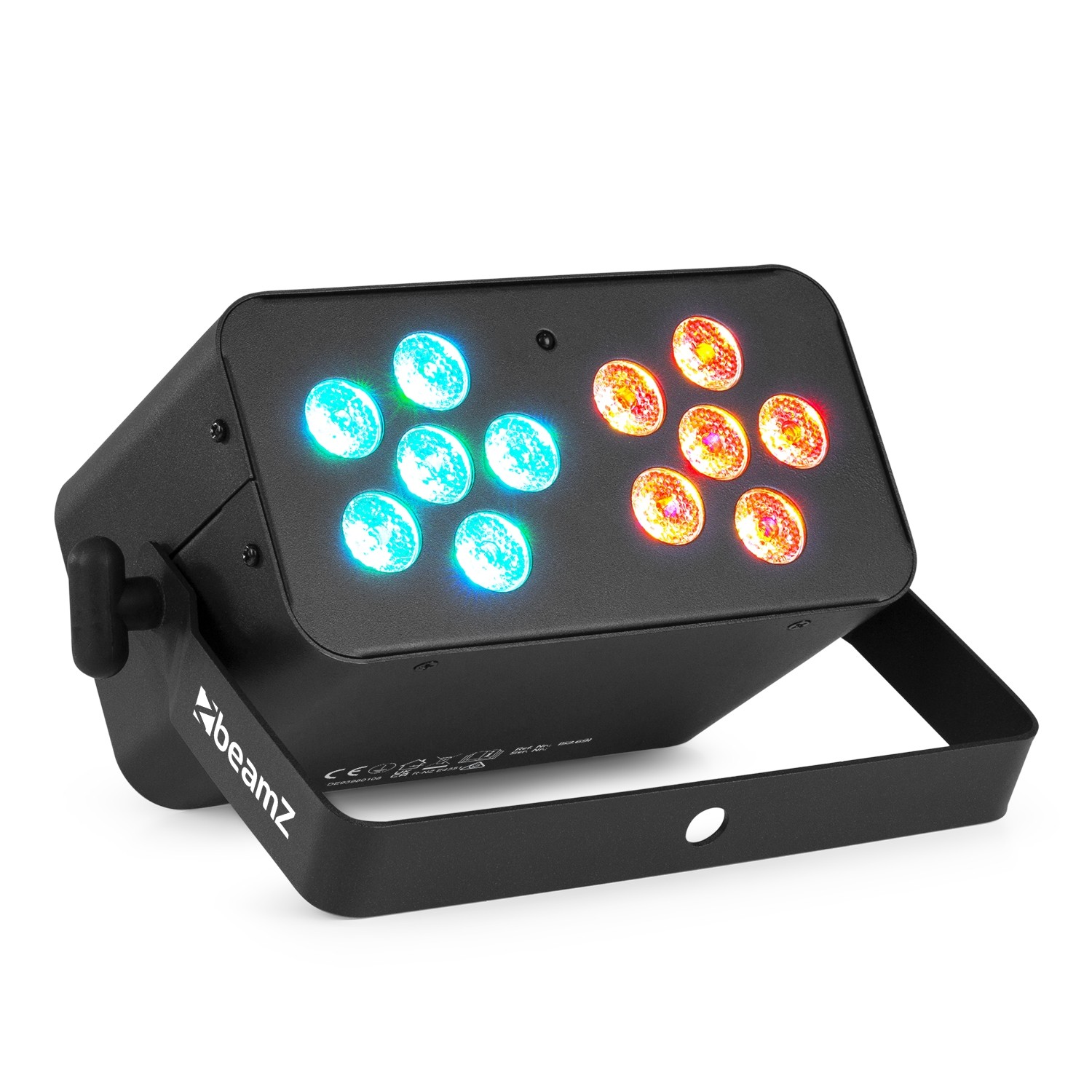 Effetto Luce A fasci luminosi RGBW, Mod. DJ Bank 124 RGBW