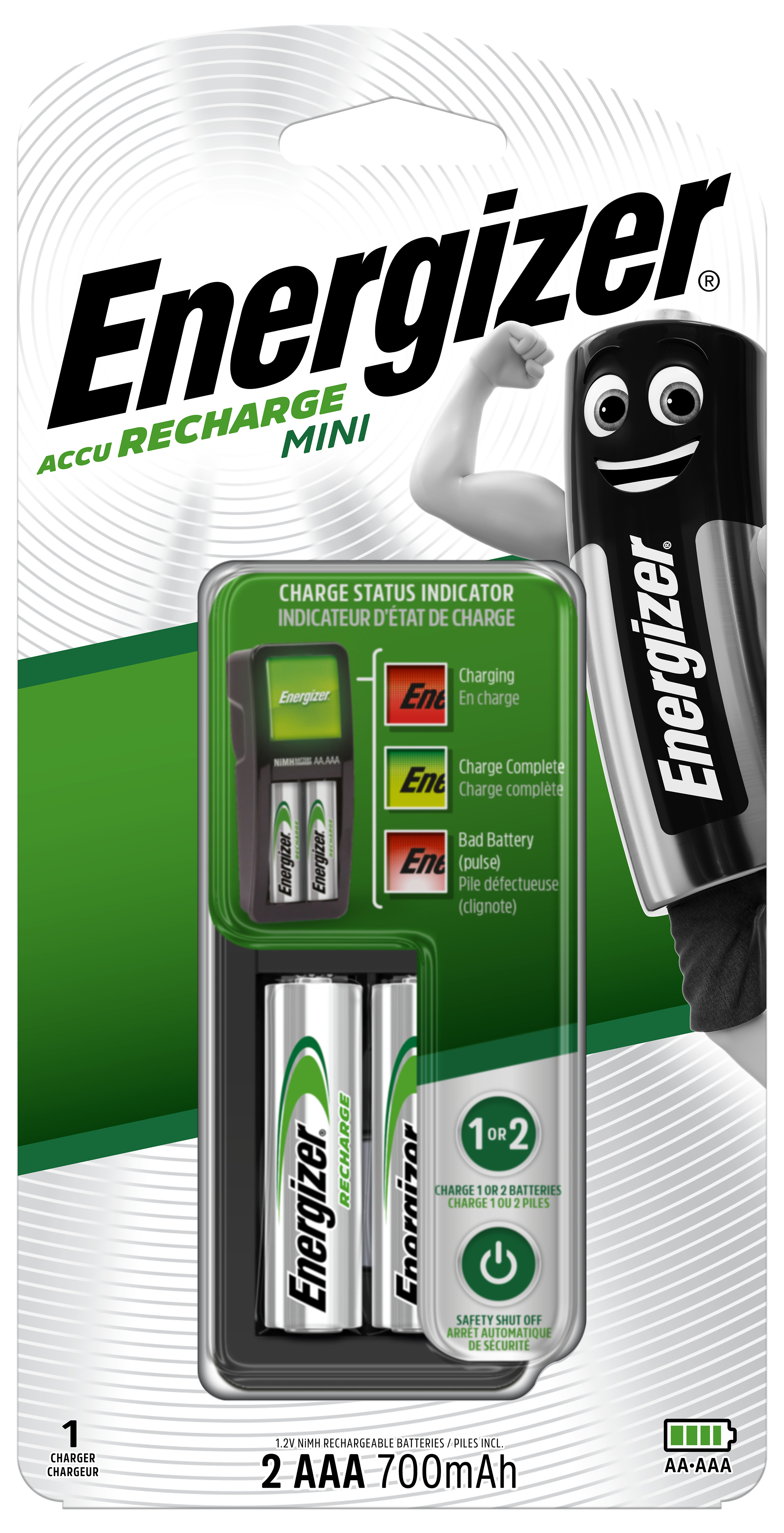 ENERGIZER Mini Char EU BP + 2AAA