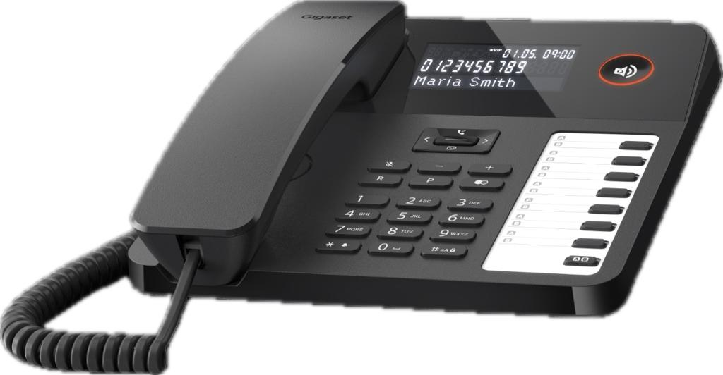 Il telefono da tavolo e da parete con filo Gigaset DESK 600