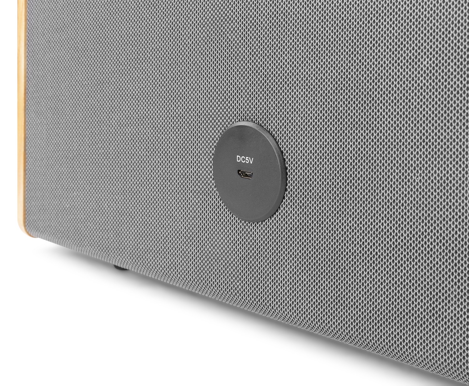 Diffusore Bluetooth da 40W stile Vintage in legno chiaro, woofer da 8”, Mod. VBS80